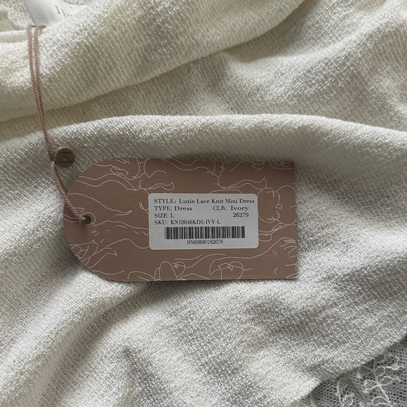 Meshki One Shoulder White Lace Dress - Picture 7 of 7